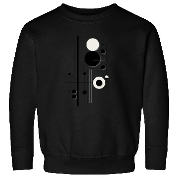 Discover Minimalist Geometric Circle Symphony Lines Sweatshirts