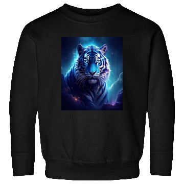 Discover Blue Fantasy Tiger Sweatshirts