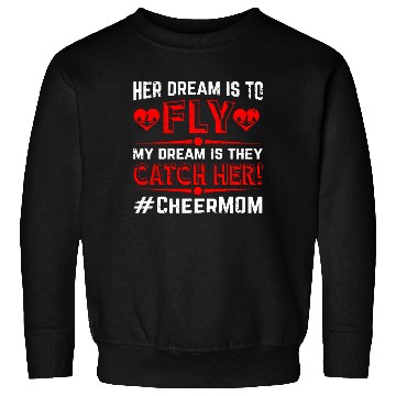 Discover Dream Cheer Mom Cheerleading Mommy Mother's Day Sweatshirts