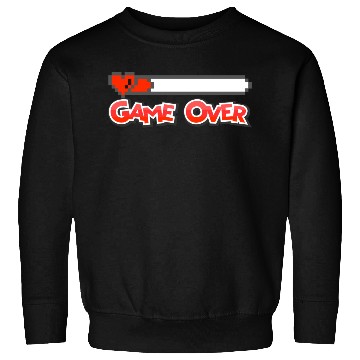 Discover Game Over: Retro Pixel Style Sweatshirts