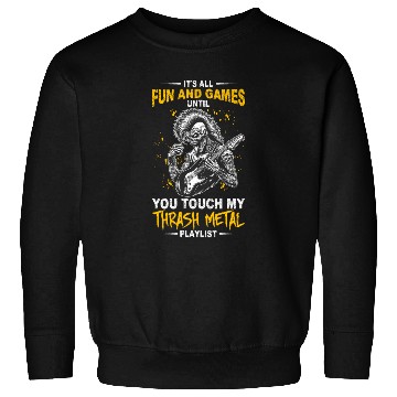 Discover Metalhead Art for Trash Metal Fan Sweatshirts