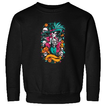 Discover Skull Lady Sweatshirts