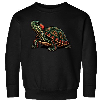 Discover Colorful Turtle Animals Lover Funny Design Sweatshirts