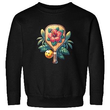 Discover Hibiscus Flower Pickleball Sweatshirts