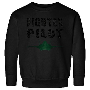 Discover Fighter Pilot Art Illustration Design Sweatshirts