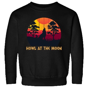 Discover Howling At The Moon Sweatshirts