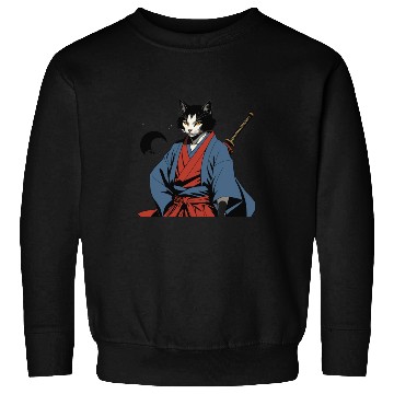 Discover Samurai Cat Sweatshirts