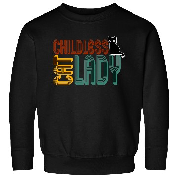 Discover childless cat lady Kamala Harris 2024 Sweatshirts