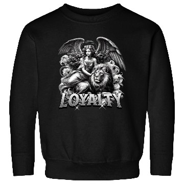 Discover 'Loyalty' Lion Angel GD Sweatshirts