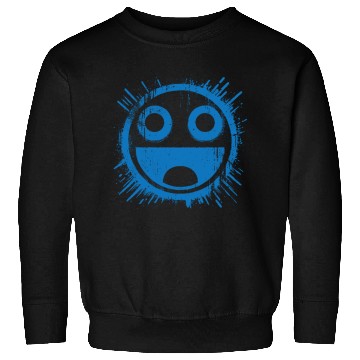 Discover Blue Joyful Face Sweatshirts