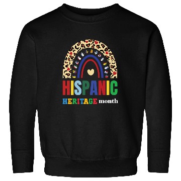 Discover Peace love hispanic heritage colorful rainbow colo Sweatshirts