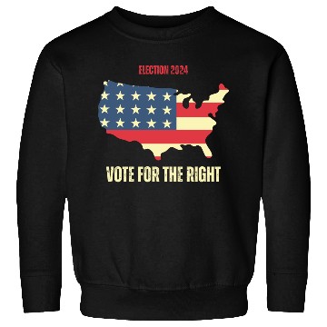 Discover Election USA - Vote for the Right Sweatshirts