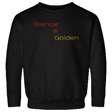 Discover Silence Is Golden Red Sweatshirts