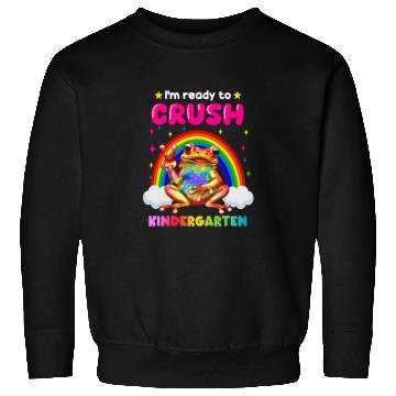 Discover I'm Ready To Crush Kindergarten Frog Sweatshirts