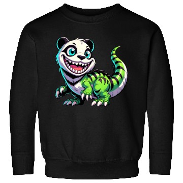 Discover Quirky dino T-Rex panda mythical creature fantasy Sweatshirts