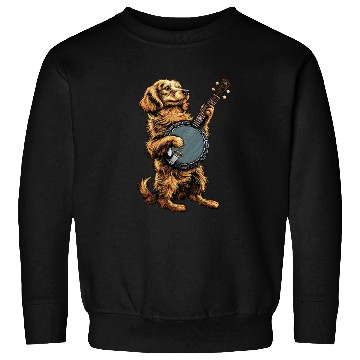 Discover Irish Setter Dog Bluegrass Banjo Player Sweatshirts
