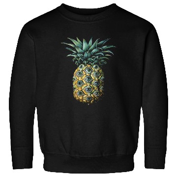 Discover Weirdcore Aesthetic Pineapple Eyes Human Eyeball S Sweatshirts