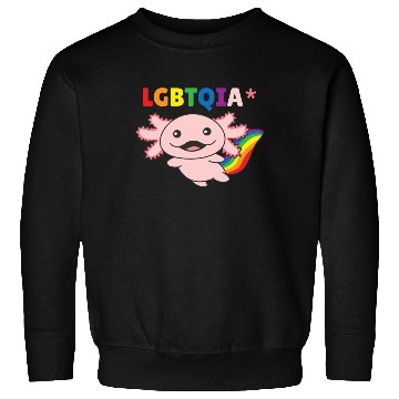 Discover Axolotl - Rainbow Flag LGBT Pride Sweatshirts
