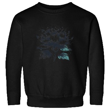 Discover Modern Lotus with Brushstroke Effect 2 Sweatshirts
