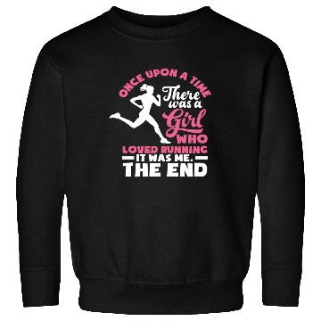 Discover Girl Who Loved Running Once Sweatshirts