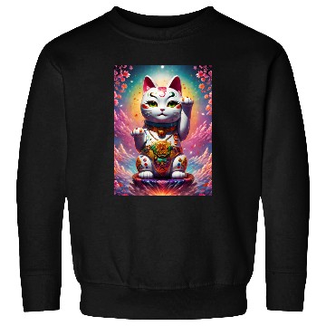 Discover Maneki neko lucky cat Sweatshirts