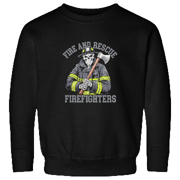 Discover Firefighter - Heroic Fire and Rescue Art Sweatshirts