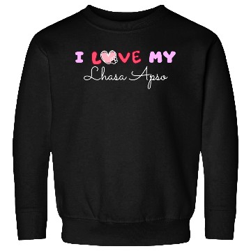 Discover I Love My Lhasa Apso Sweatshirts