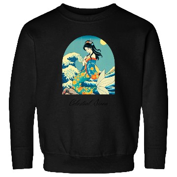 Discover Celestial Siren ukiyo-e style Sweatshirts