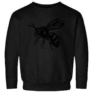 Discover Two Color Wasp Insect Vector Art path4 Sweatshirts