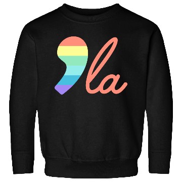 Discover Comma La Kamala Harris Rainbow Election 2024 Sweatshirts