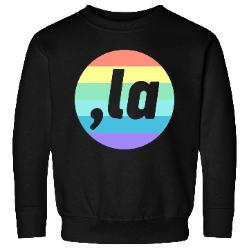 Discover Kamala Harris Comma La Rainbow Election 2024 Sweatshirts