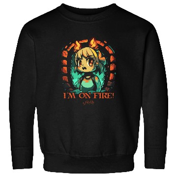 Discover I Am on Fire in the Dungeon Sweatshirts