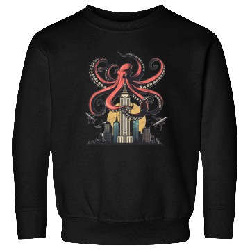 Discover Big Octopus on Building Sweatshirts