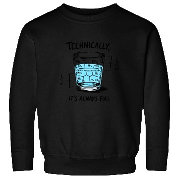 Discover Science is Optimistic Classic Sweatshirts