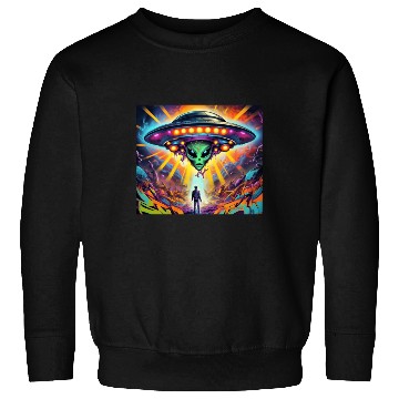 Discover Trippy alien Sweatshirts