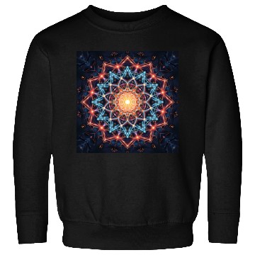 Discover Mandala Goes Down Electric Avenue Sweatshirts