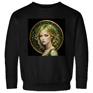 Discover Green-haired forest woman Sweatshirts