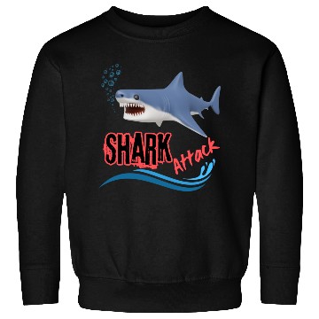 Discover A different unique colorful shark attack design Sweatshirts