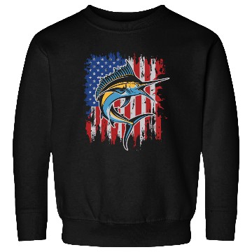 Discover Patriotic Marlin Fishing Sweatshirts