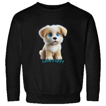 Discover Adorable Blue-Eyed Puppy Sweatshirts