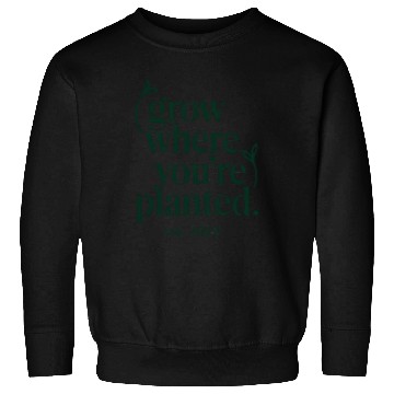Discover Typography Garden Pun Vegan Inspiration Gift Idea Sweatshirts