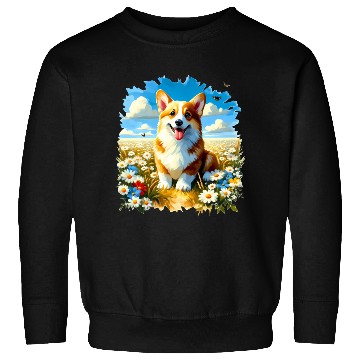 Discover Corgi in Summer Sweatshirts