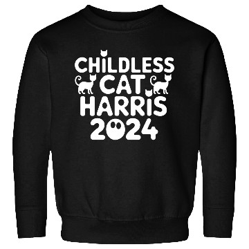 Discover Childless Cat lady Kamala Harris Sweatshirts