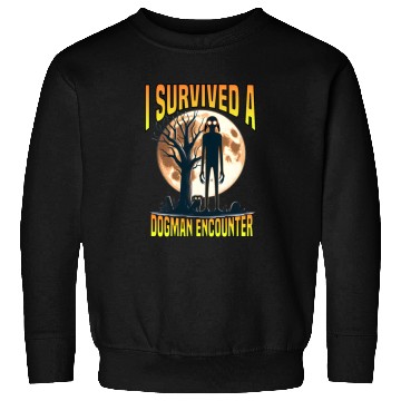 Discover i survived a dogman encounter Sweatshirts