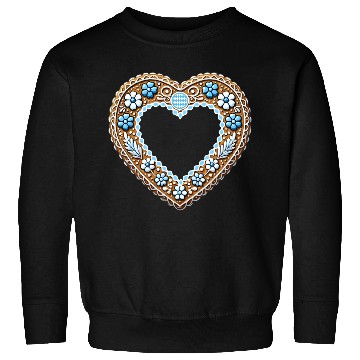 Discover Gingerbread heart frame Tradition and love united Sweatshirts