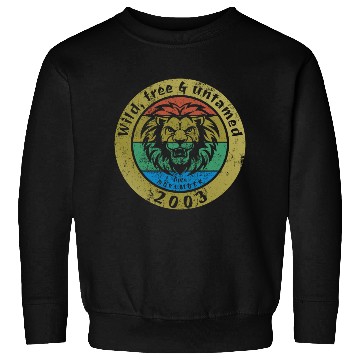 Discover 21st birthday Wild, free & untamed since 11/2003 Sweatshirts