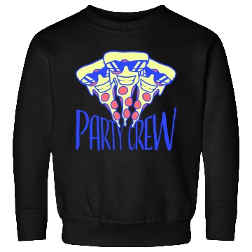 Discover Pizza Salami Fast Food Party Crew Sunglasses Team Sweatshirts