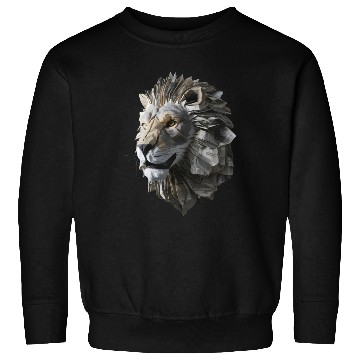 Discover Lion Origami Sweatshirts