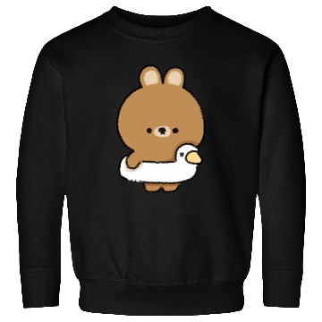 Discover Swimming Bunny Sweatshirts