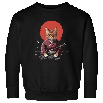 Discover Neko Battousai Samurai Cat Classic Sweatshirts